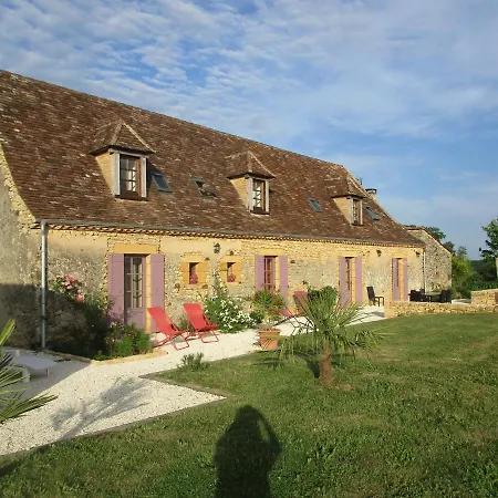 La Ferme De La Croix - D'hotes Avec Jacuzzi, Calme, Et Authenticite Nocleg ze śniadaniem Saint-Avit-Sénieur