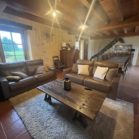 La Ferme De La Croix - D'hotes Avec Jacuzzi, Calme, Et Authenticite Nocleg ze śniadaniem Saint-Avit-Sénieur