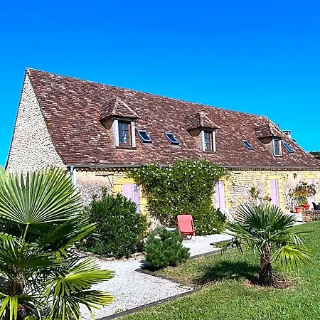 La Ferme De La Croix - D'hotes Avec Jacuzzi, Calme, Et Authenticite Nocleg ze śniadaniem Saint-Avit-Sénieur